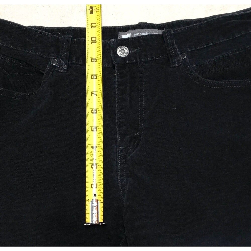 Levi's 505 Corduroy Pants Womens Size 12M (Fits 31x31) Stretch Straight Leg - Picture 11 of 12
